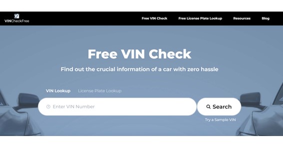 VINCheckFree Review: Simply Type In Any VIN