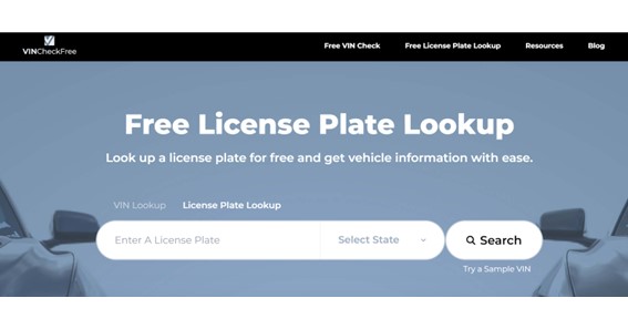 Where does VINCheckFree get vehicle information and what details you can expect? 